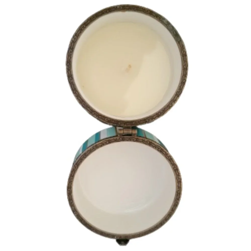 Z Gallerie Scented Candle In A Reusable Decorative Ceramic Container with Lid